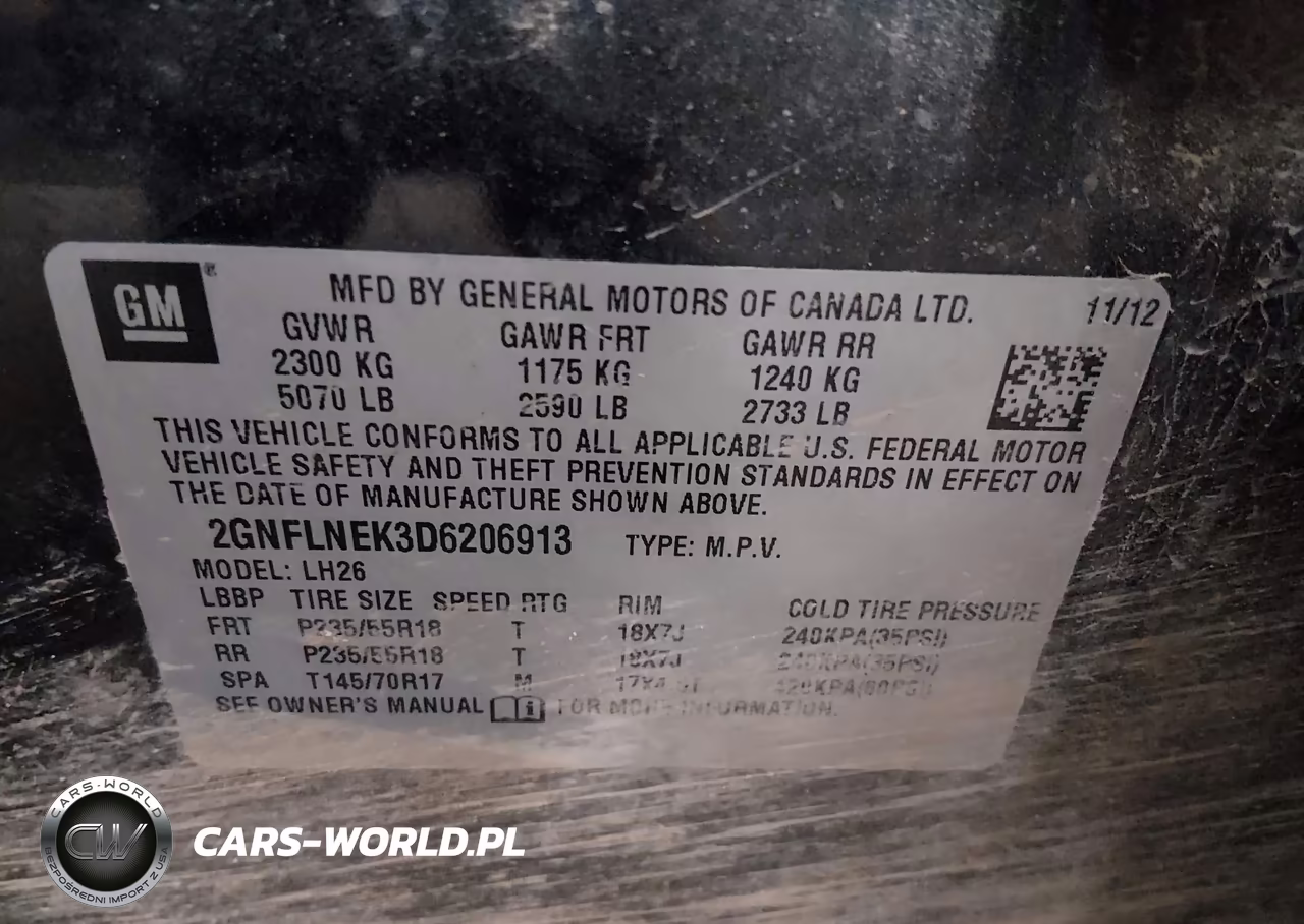 2013 Chevrolet Equinox Lt VIN:2GNFLNEK3D6206913 - 9
