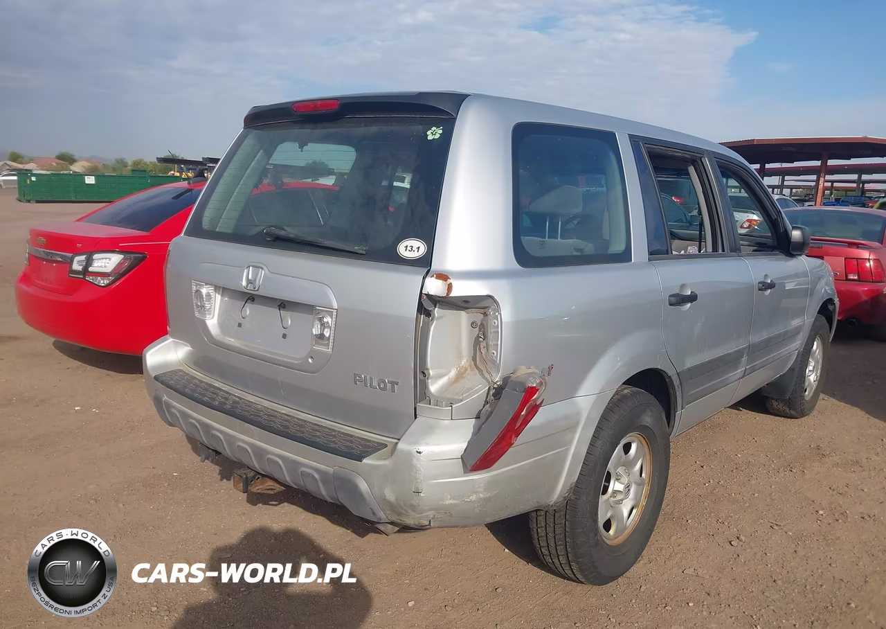 2005 Honda Pilot Lx VIN:2HKYF18185H530778 - 4