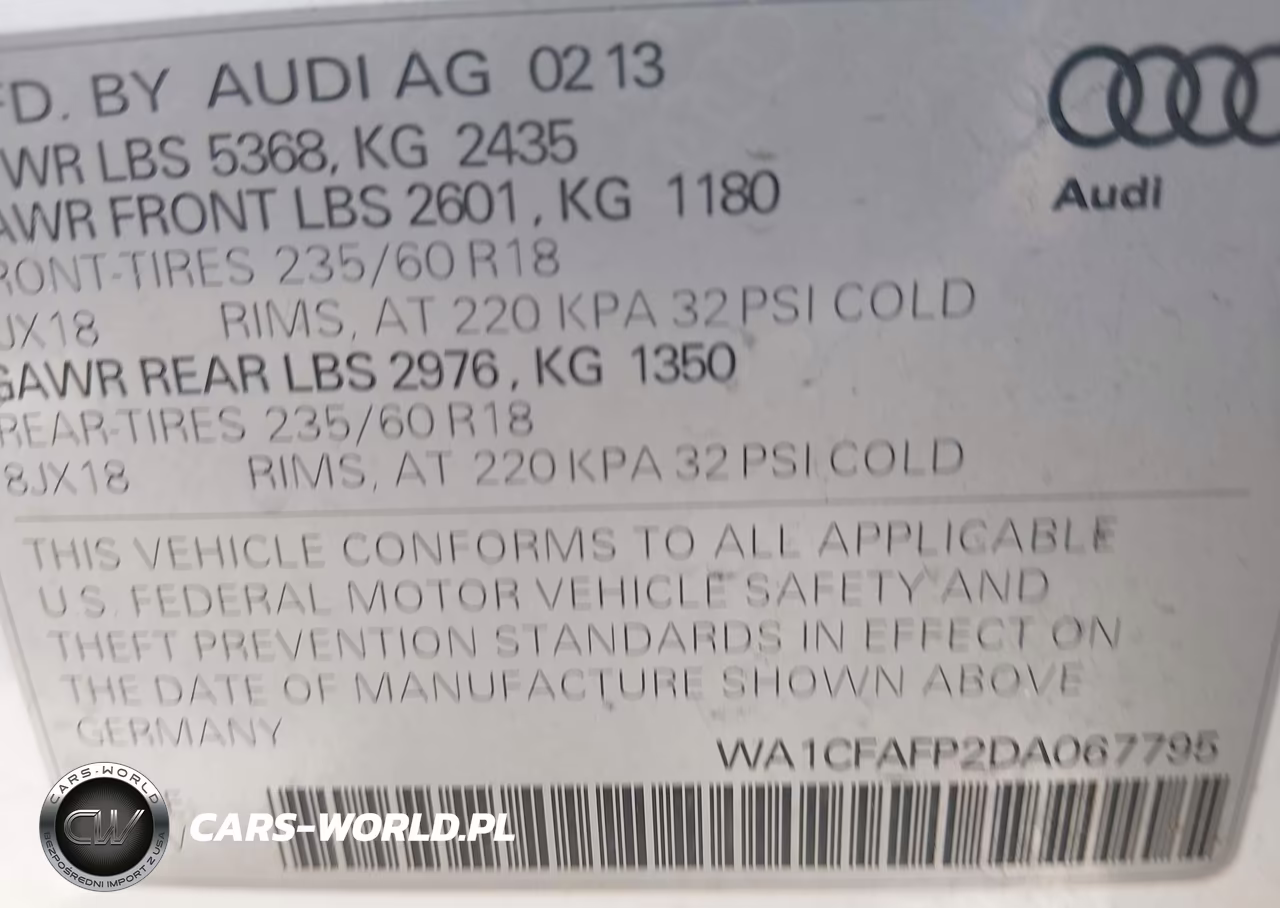 2013 Audi Q5 2.0T Premium VIN:WA1CFAFP2DA067795 - 9