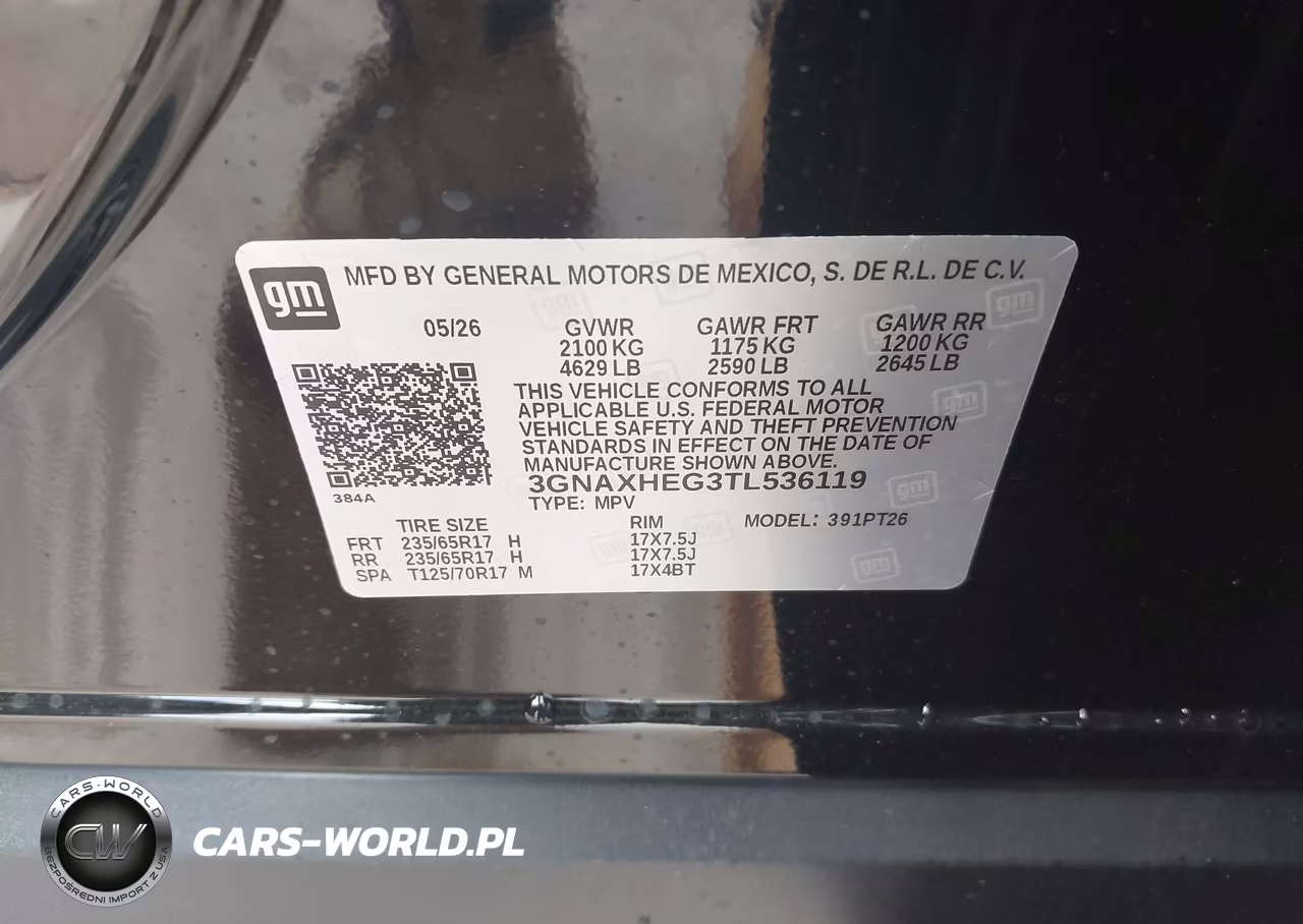 2026 Chevrolet Equinox Fwd Lt VIN:3GNAXHEG3TL536119 - 9