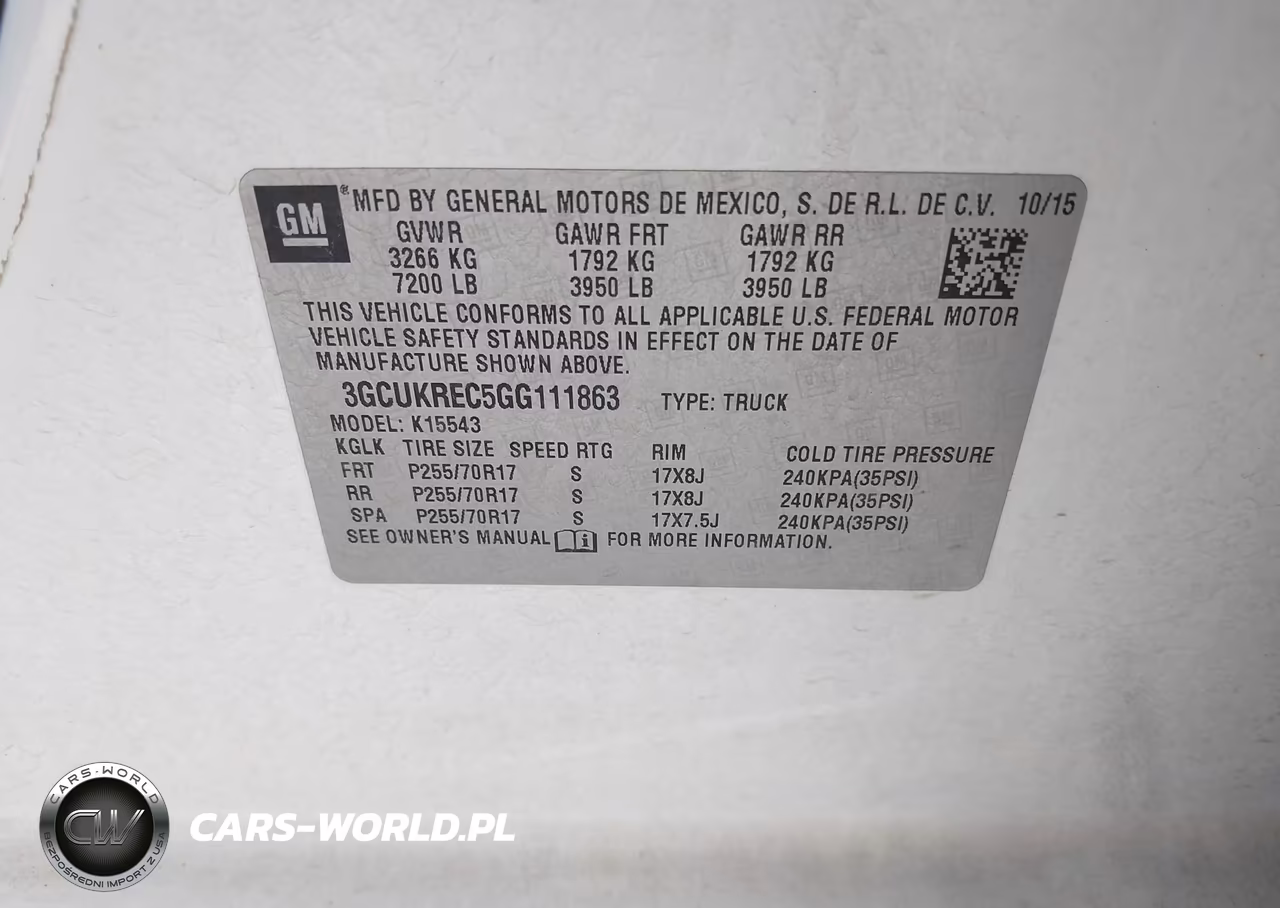 2016 Chevrolet Silverado 1500 Lt VIN:3GCUKREC5GG111863 - 9