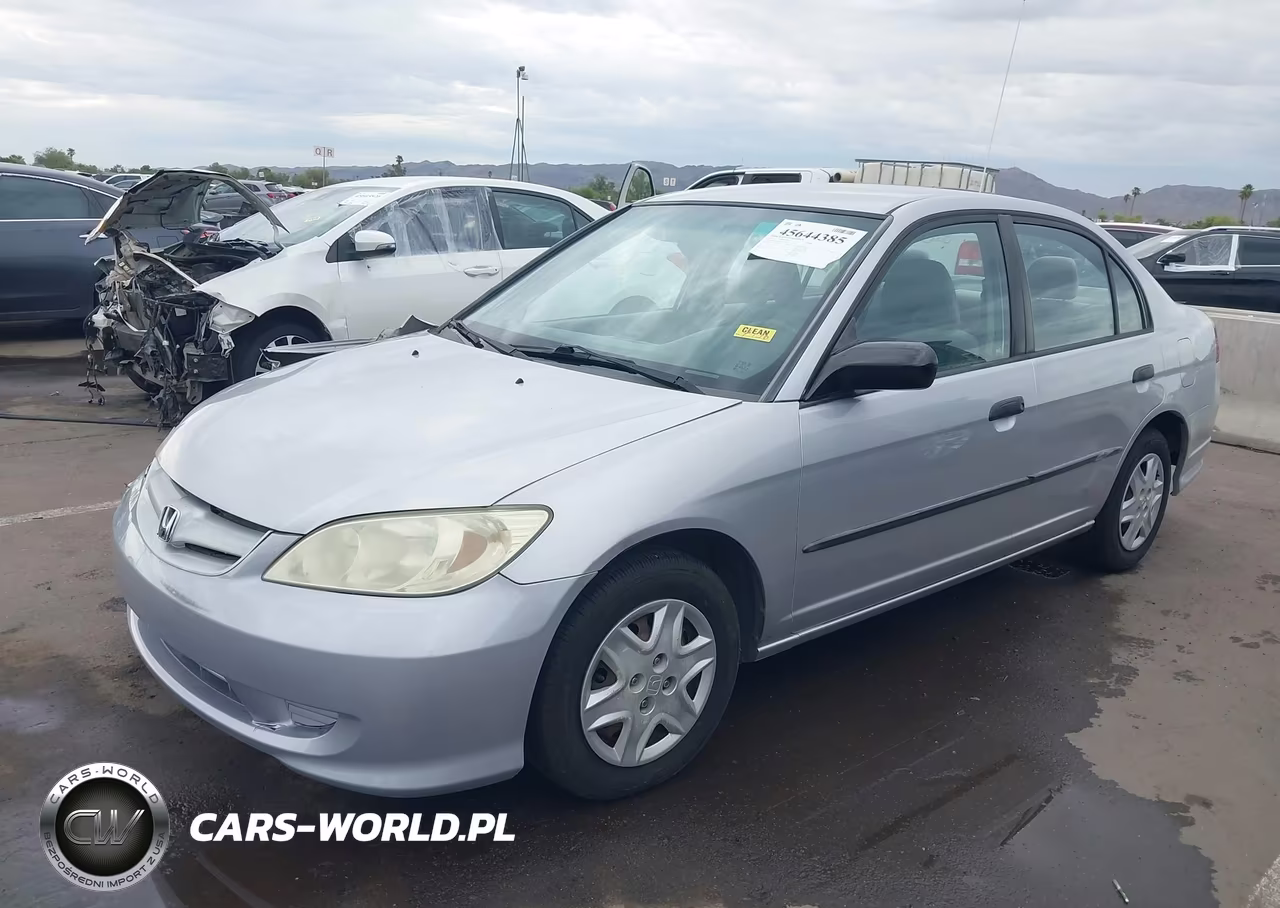 2005 Honda Civic Vp VIN:1HGES16385L004439 - 2