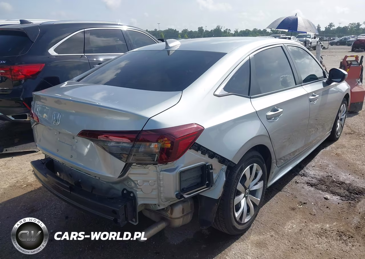 2025 Honda Civic Lx VIN:2HGFE2F22SH541969 - 4