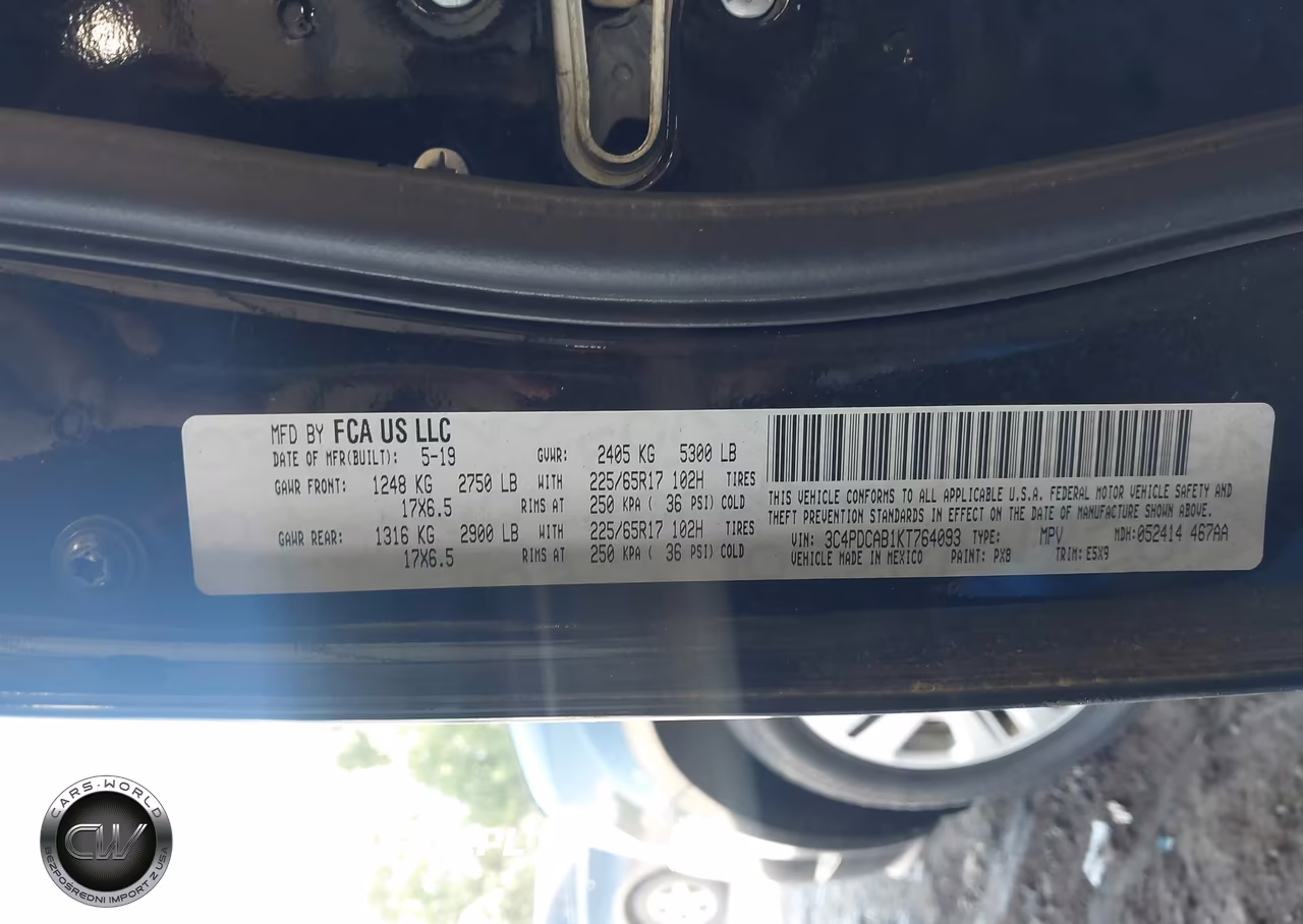 2019 Dodge Journey Se Value Package VIN:3C4PDCAB1KT764093 - 9