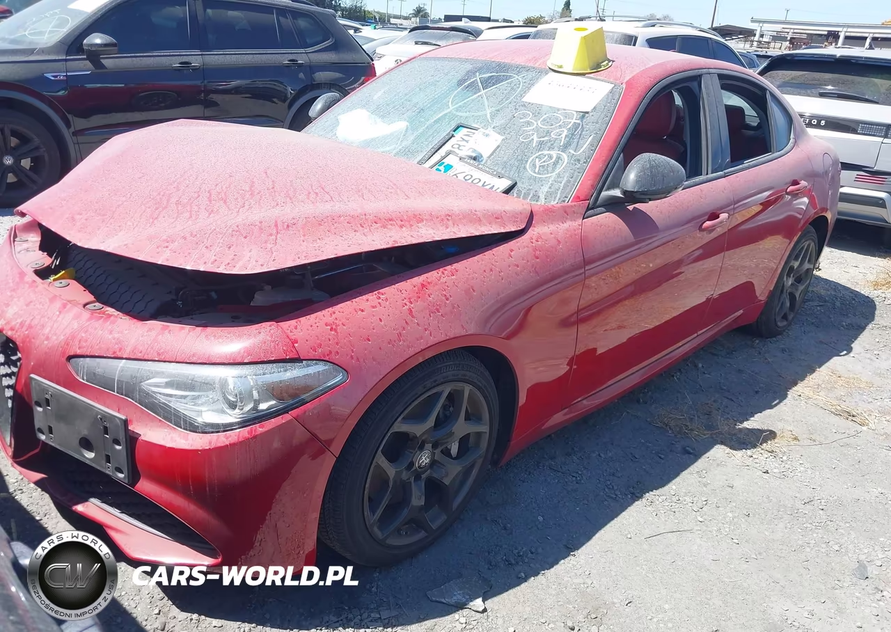2021 Alfa Romeo Giulia Rwd VIN:ZARFAMAN0M7639037 - 2