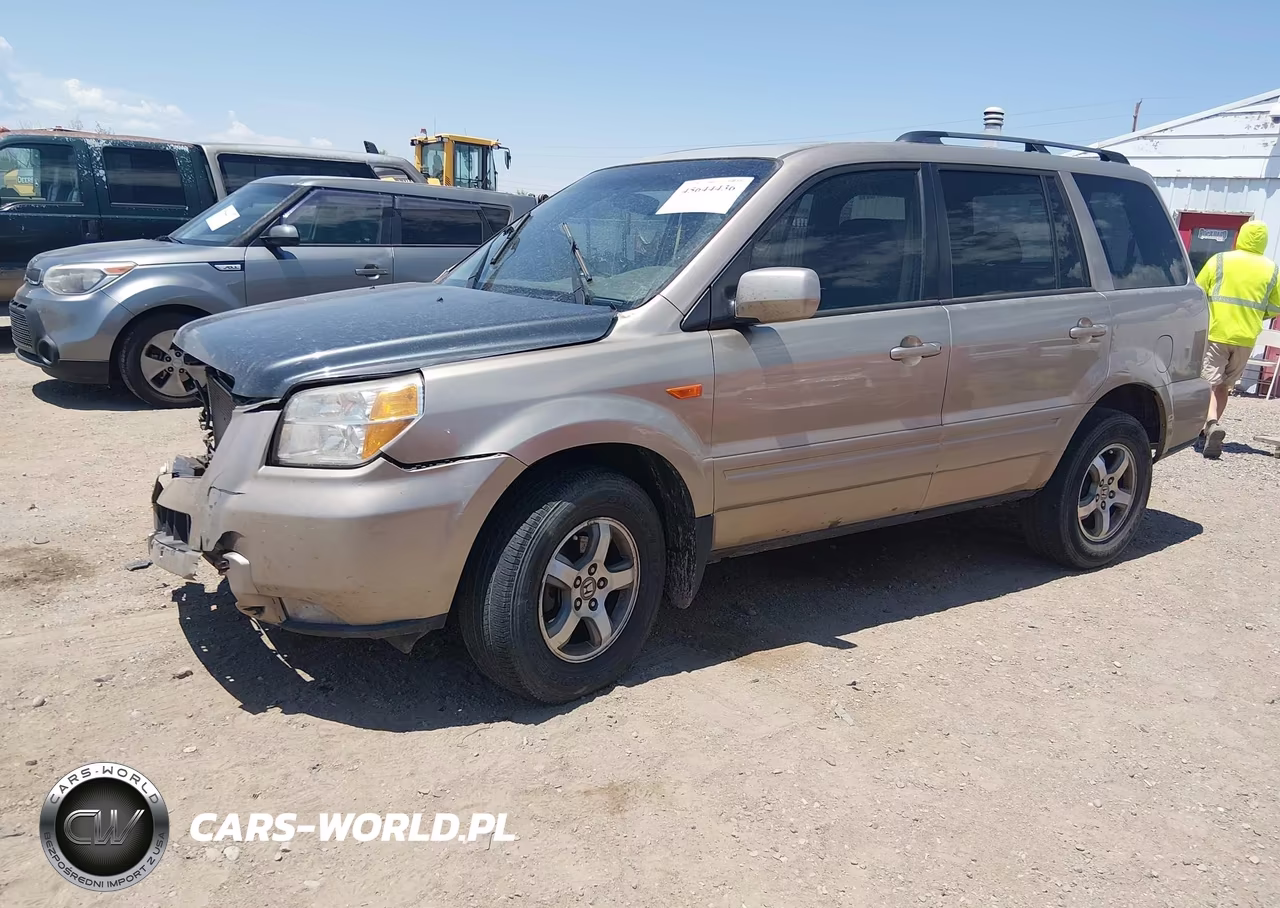 2006 Honda Pilot Ex-L VIN:2HKYF18676H558861 - 2