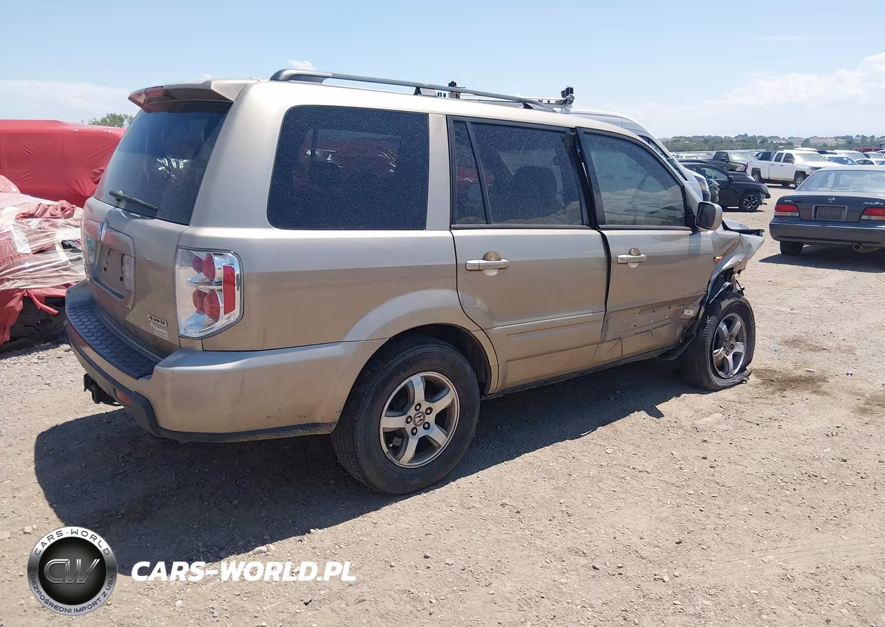 2006 Honda Pilot Ex-L VIN:2HKYF18676H558861 - 4