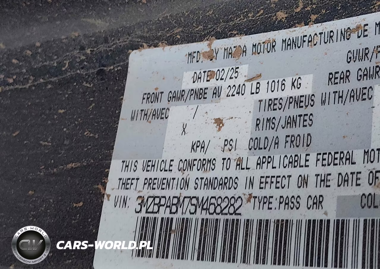 2025 Mazda Mazda3 2.5 S Select Sport VIN:3MZBPABM7SM468282 - 9