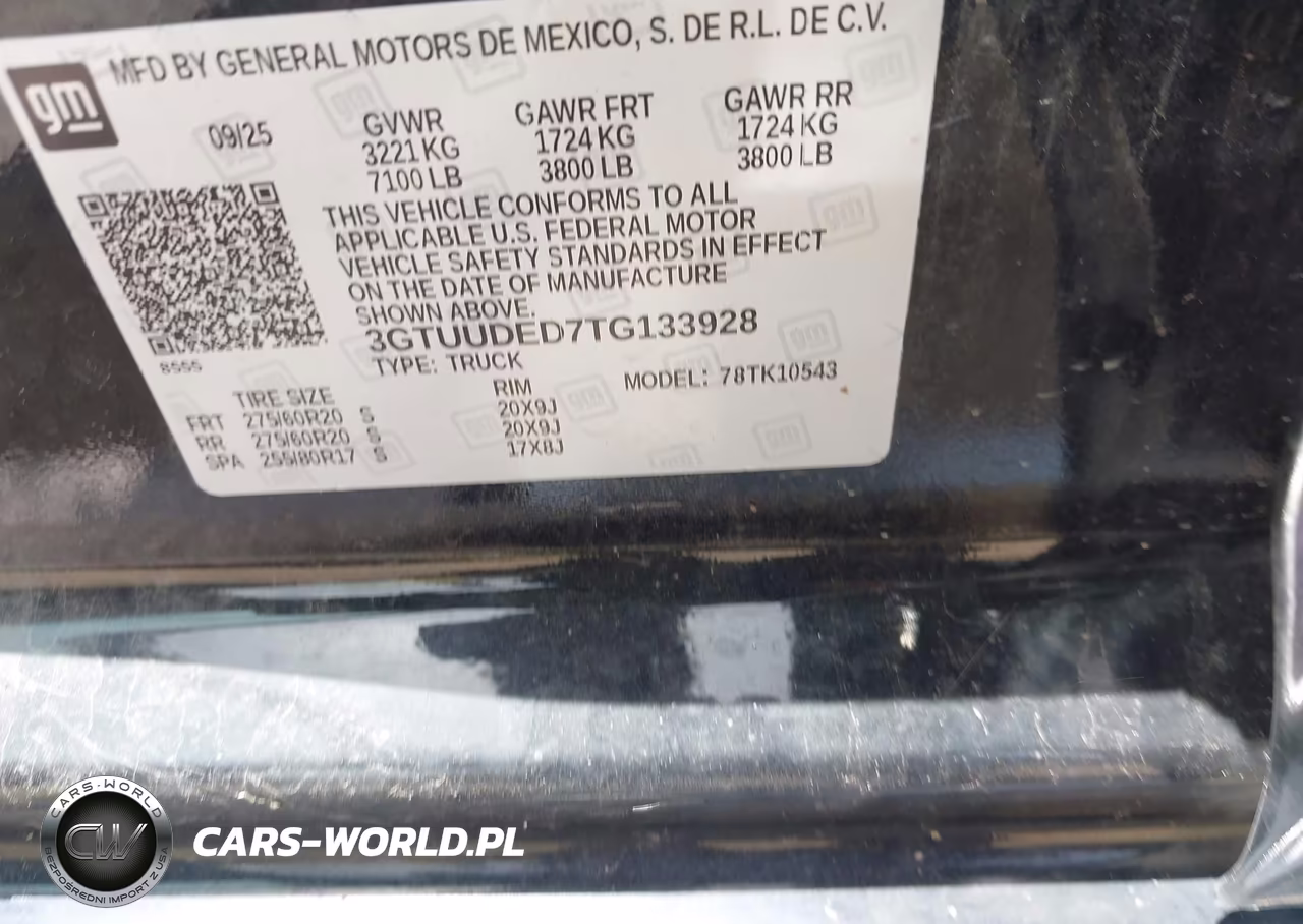 2026 GMC Sierra 1500 , Short Bed, Slt, 4Wd VIN:3GTUUDED7TG133928 - 9