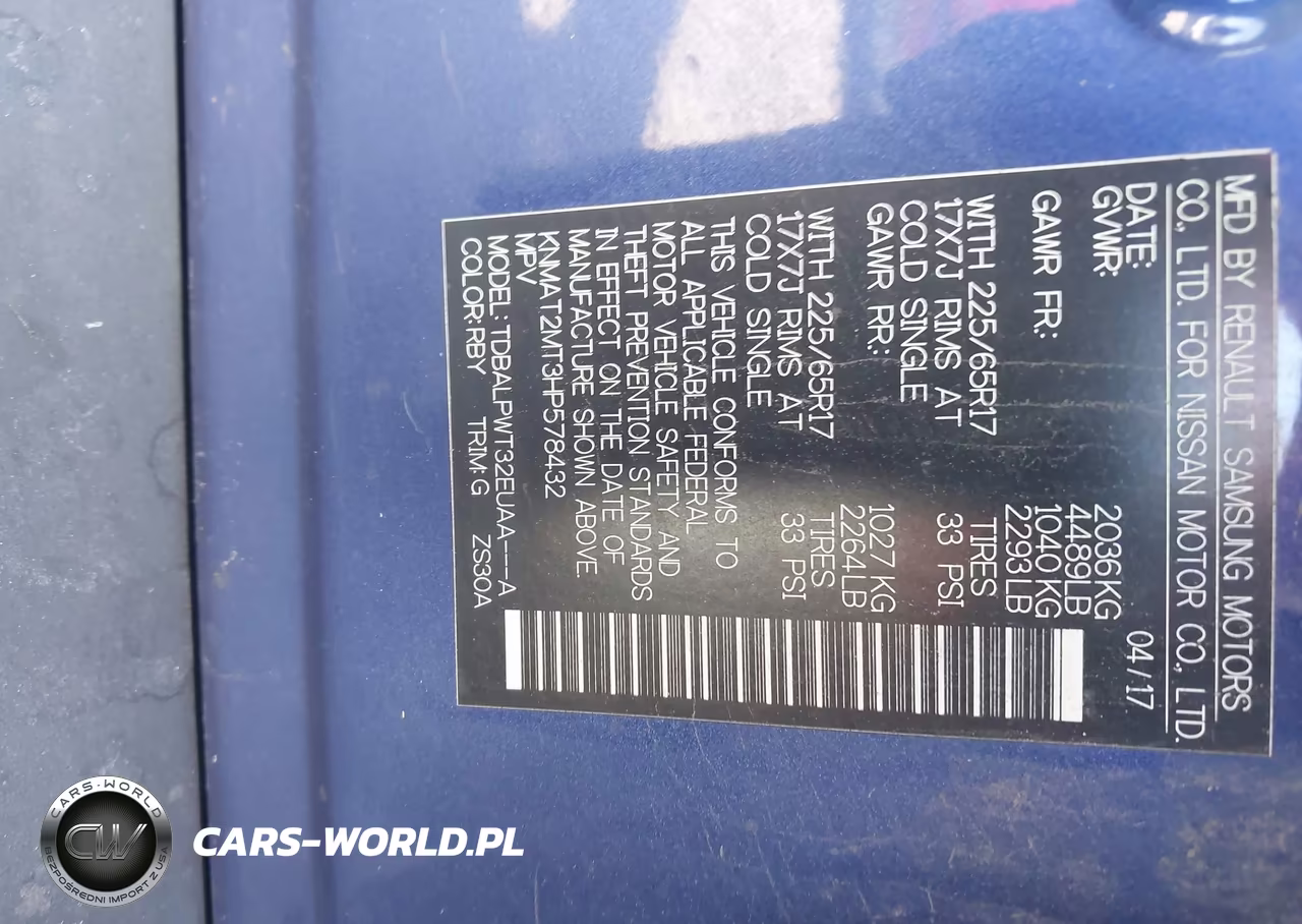 2017 Nissan Rogue S VIN:KNMAT2MT3HP578432 - 9