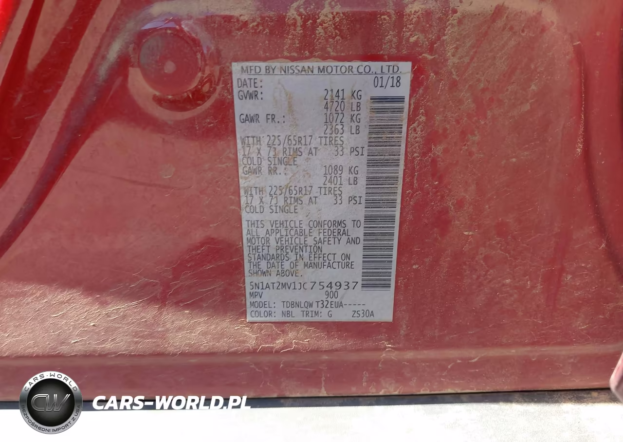 2018 Nissan Rogue Sv VIN:5N1AT2MV1JC754937 - 9