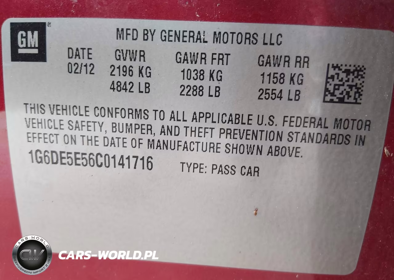 2012 Cadillac Cts Luxury VIN:1G6DE5E56C0141716 - 9