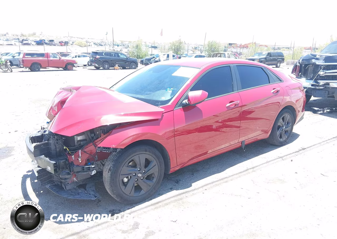 2021 Hyundai Elantra Sel VIN:KMHLM4AG8MU068545 - 2