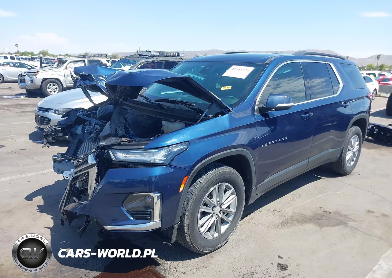 2022 Chevrolet Traverse Fwd Lt Cloth VIN:1GNERGKW2NJ147158 - 2
