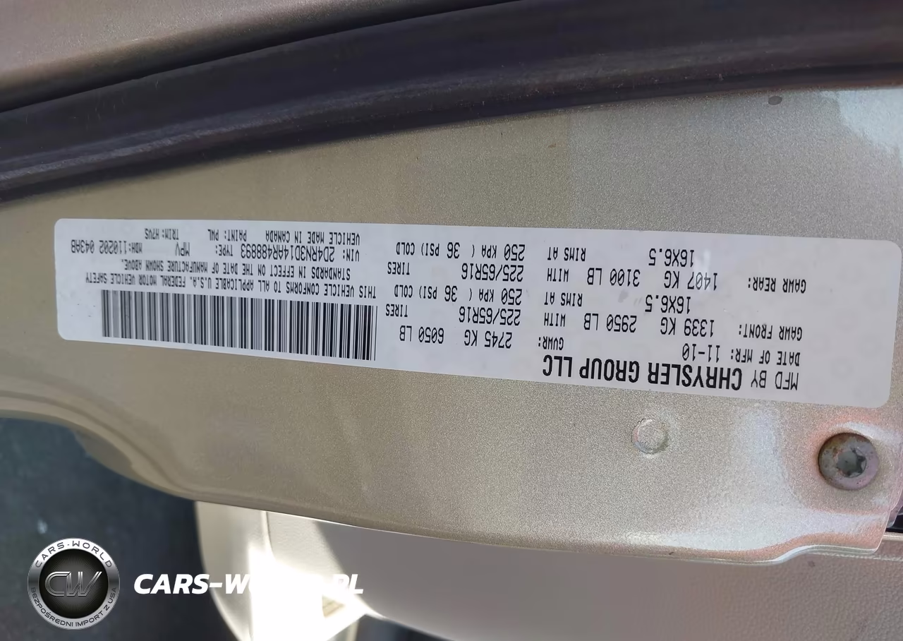 2010 Dodge Grand Caravan Hero VIN:2D4RN3D14AR488893 - 9