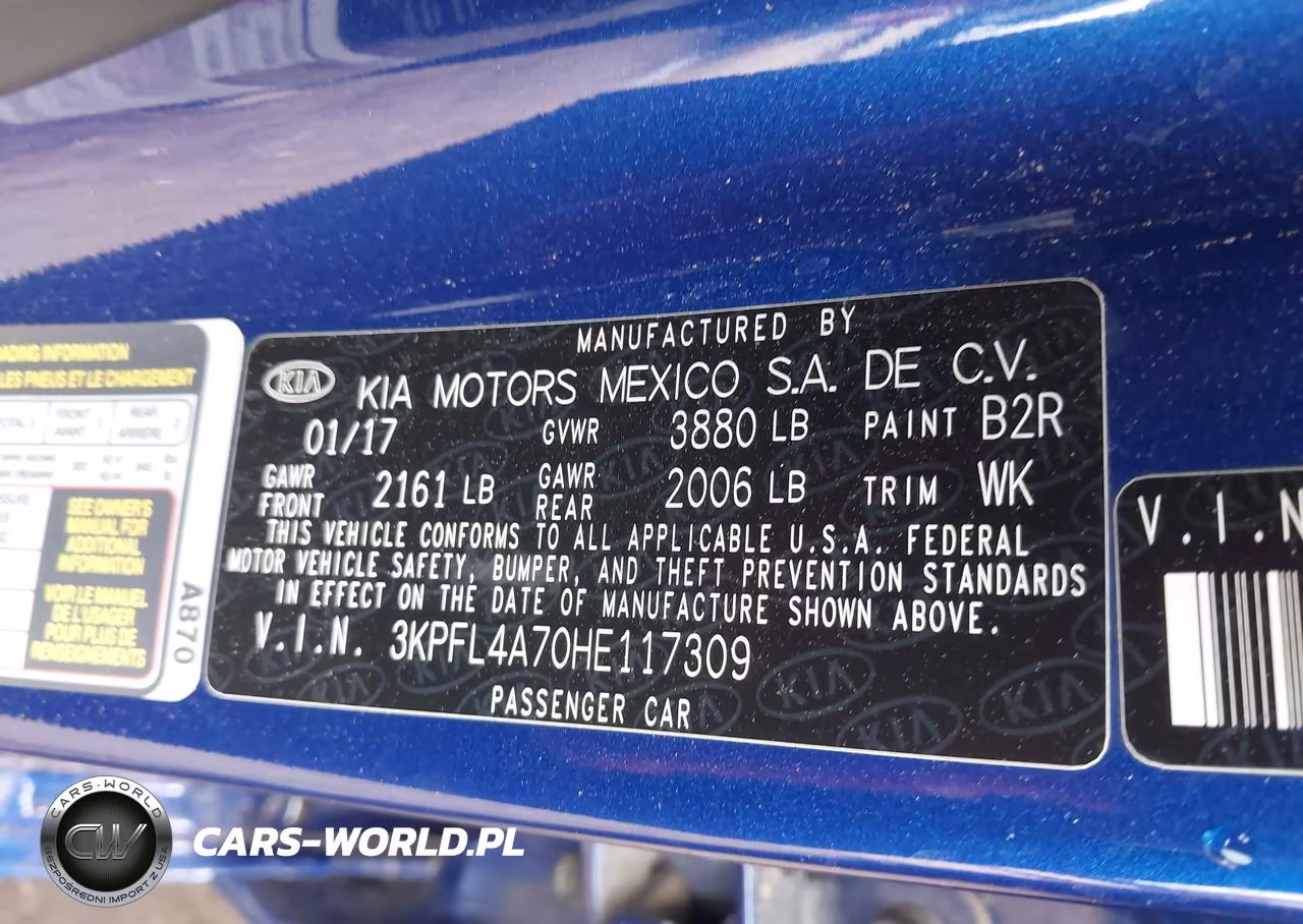 2017 Kia Forte Lx VIN:3KPFL4A70HE117309 - 9