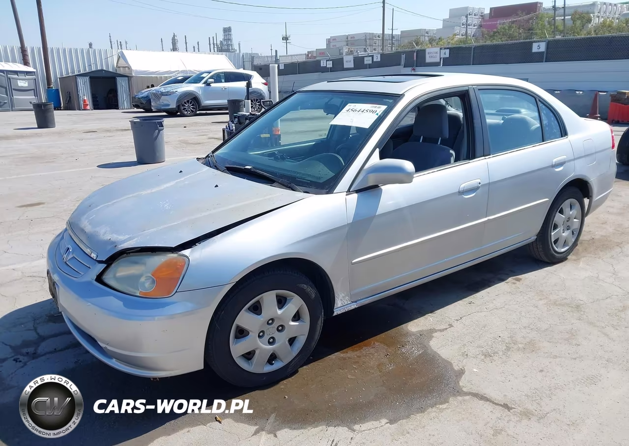 2001 Honda Civic Ex VIN:2HGES26771H598957 - 2