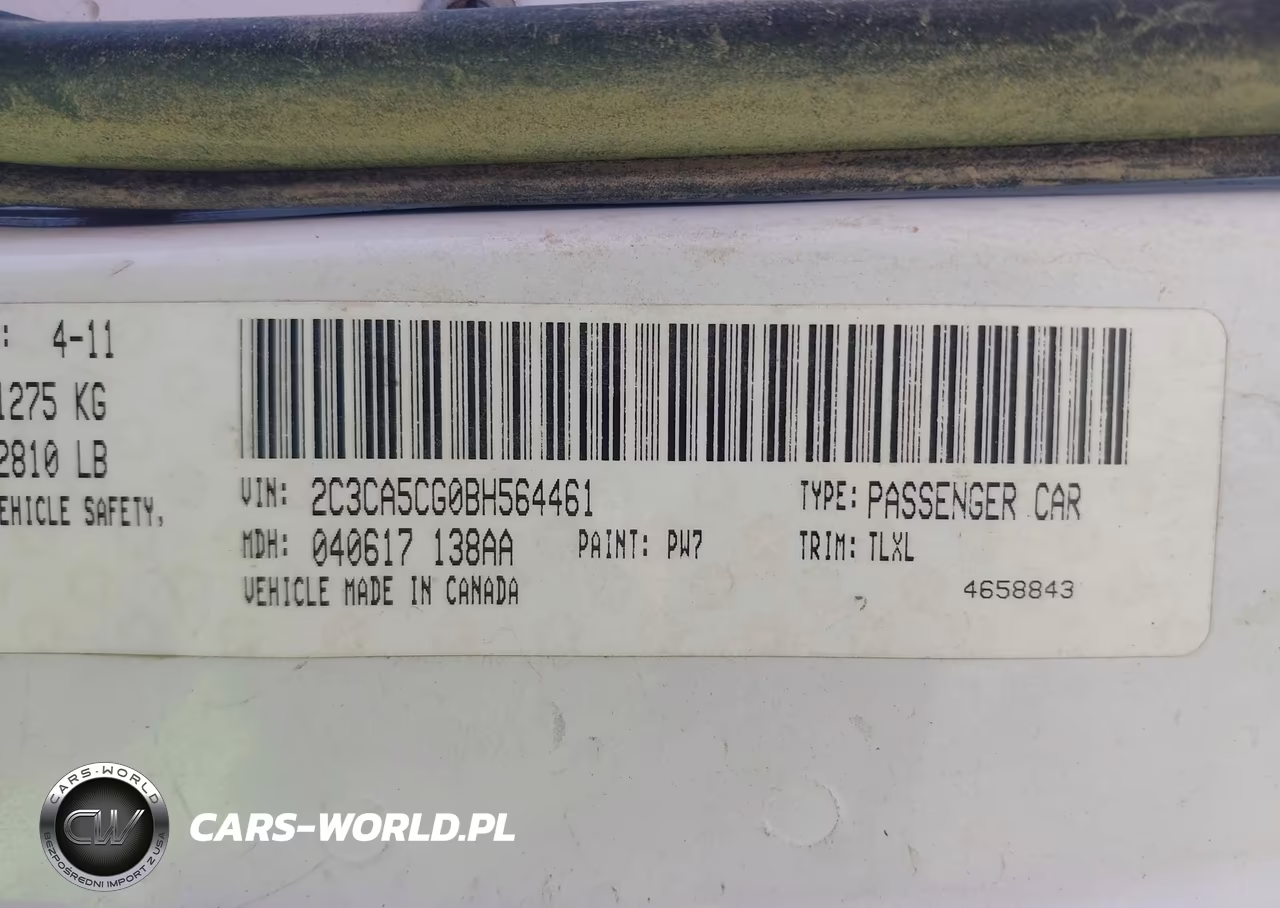 2011 Chrysler 300 Limited VIN:2C3CA5CG0BH564461 - 9