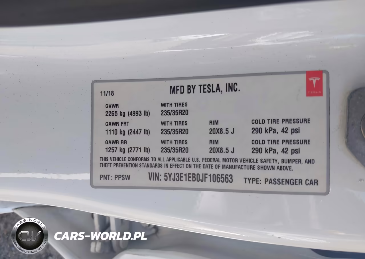 2018 Tesla Model 3 Long Range-Performance VIN:5YJ3E1EB0JF106563 - 9