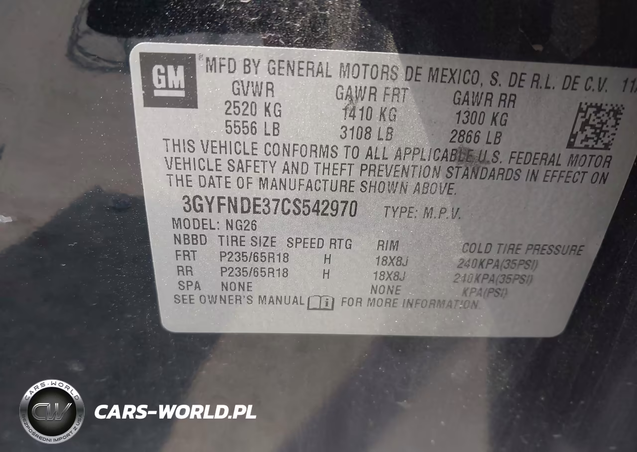 2012 Cadillac Srx Luxury Collection VIN:3GYFNDE37CS542970 - 9