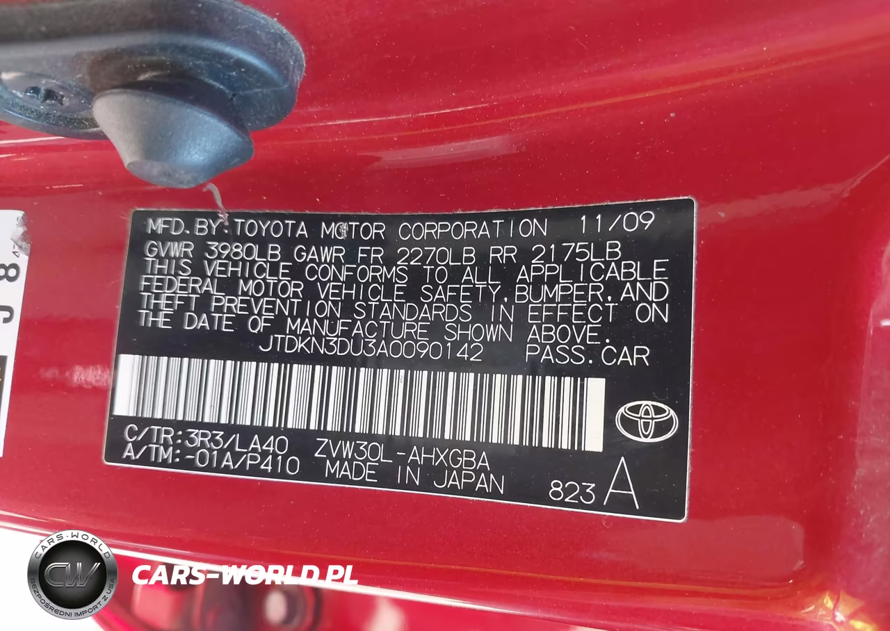 2010 Toyota Prius Iv VIN:JTDKN3DU3A0090142 - 9