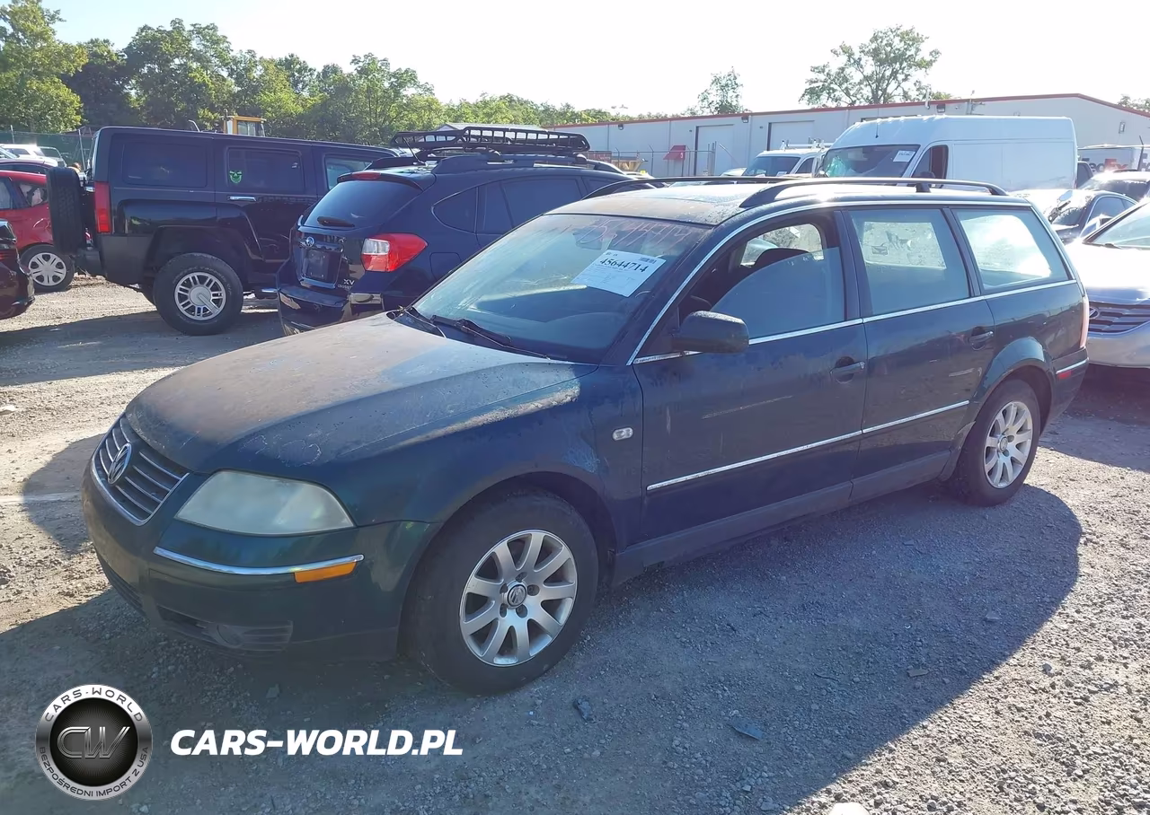 2002 Volkswagen Passat Gls VIN:WVWVD63B02E382157 - 2