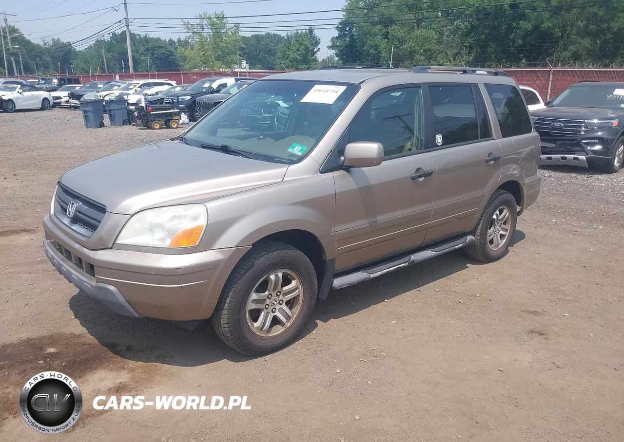 2004 Honda Pilot Ex-L VIN:2HKYF18744H527055 - 2