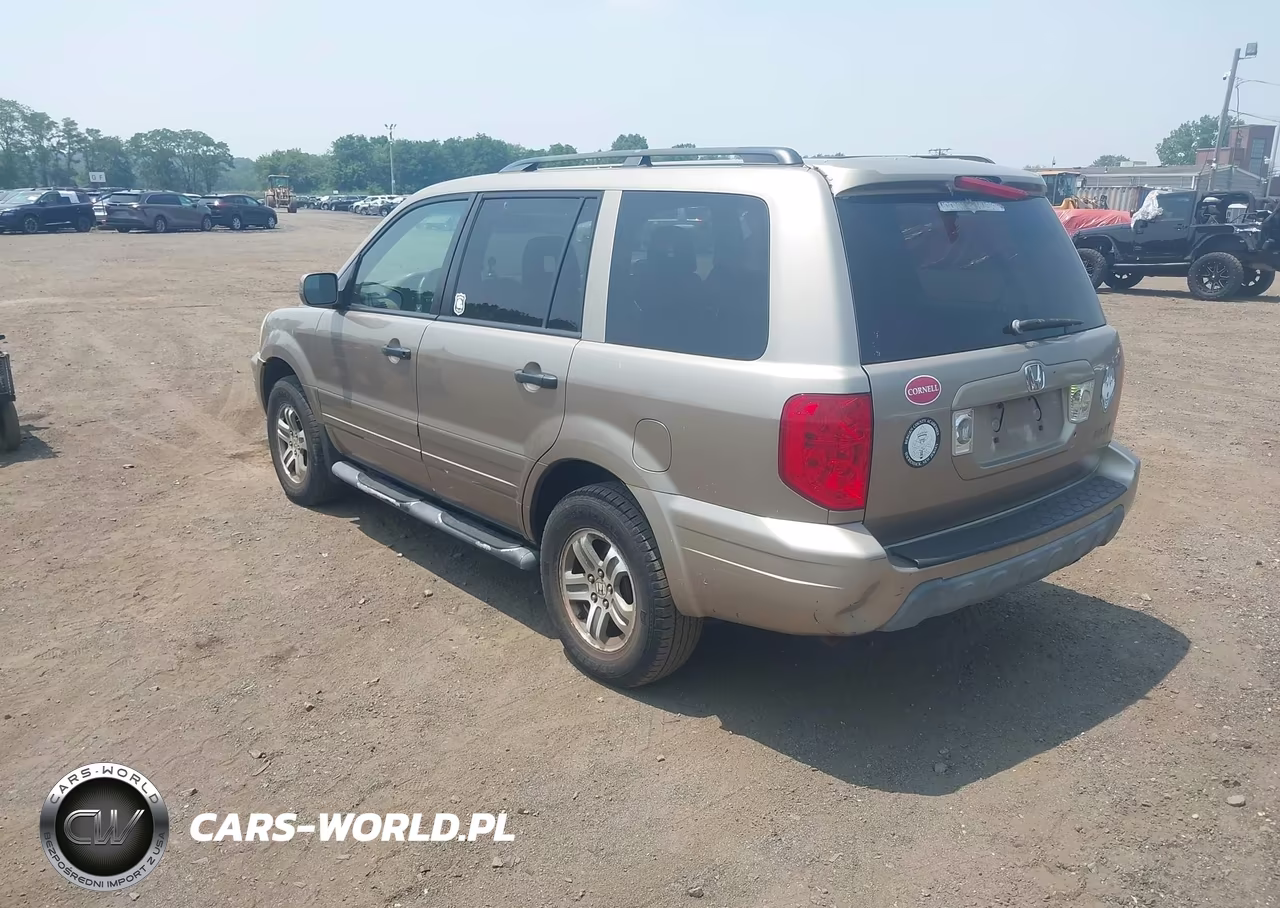 2004 Honda Pilot Ex-L VIN:2HKYF18744H527055 - 3