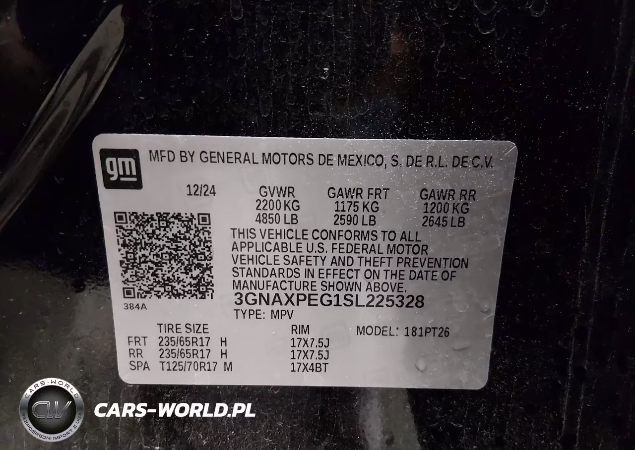2025 Chevrolet Equinox Awd Lt VIN:3GNAXPEG1SL225328 - 9