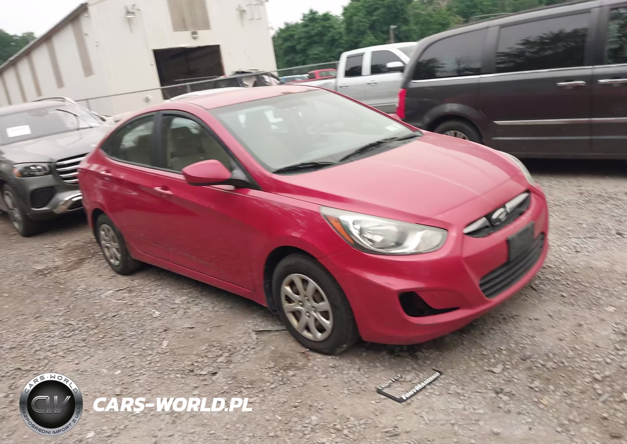 2012 Hyundai Accent Gls VIN:KMHCT4AE5CU195351 - 1