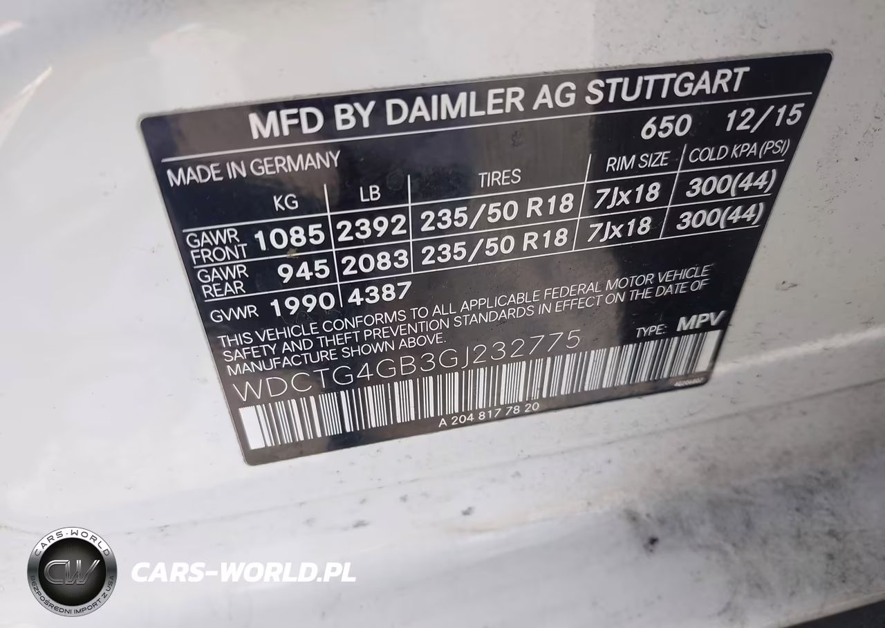 2016 Mercedes-Benz Gla 250 4Matic VIN:WDCTG4GB3GJ232775 - 9