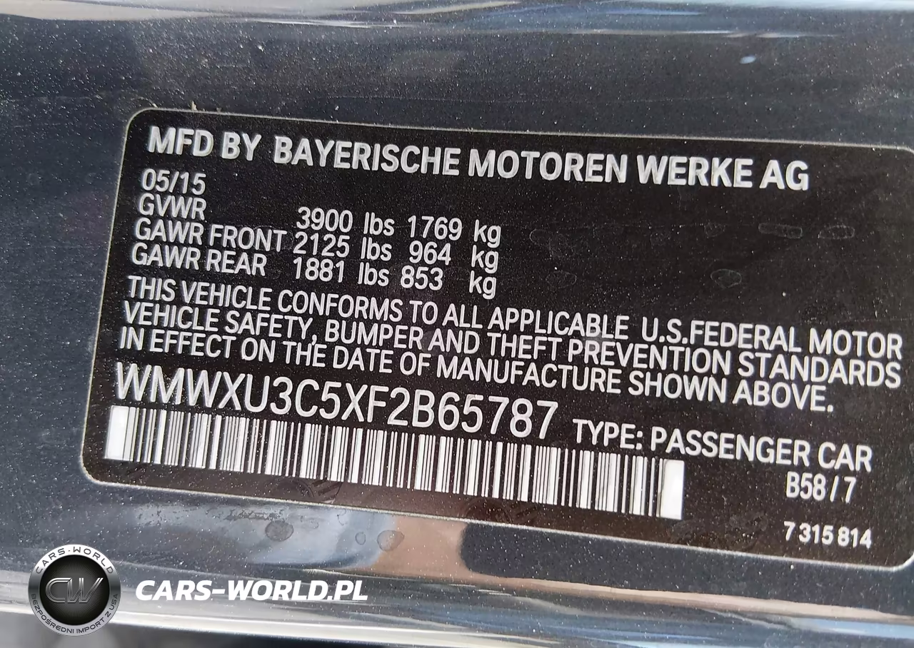 2015 Mini Hardtop Cooper S VIN:WMWXU3C5XF2B65787 - 9
