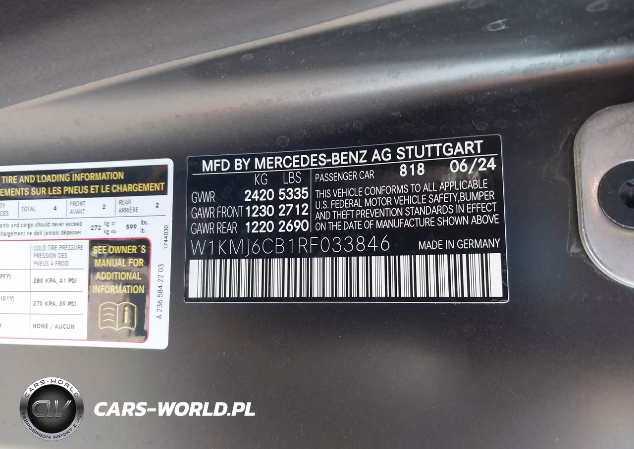 2024 Mercedes-Benz Amg Cle 53 VIN:W1KMJ6CB1RF033846 - 9