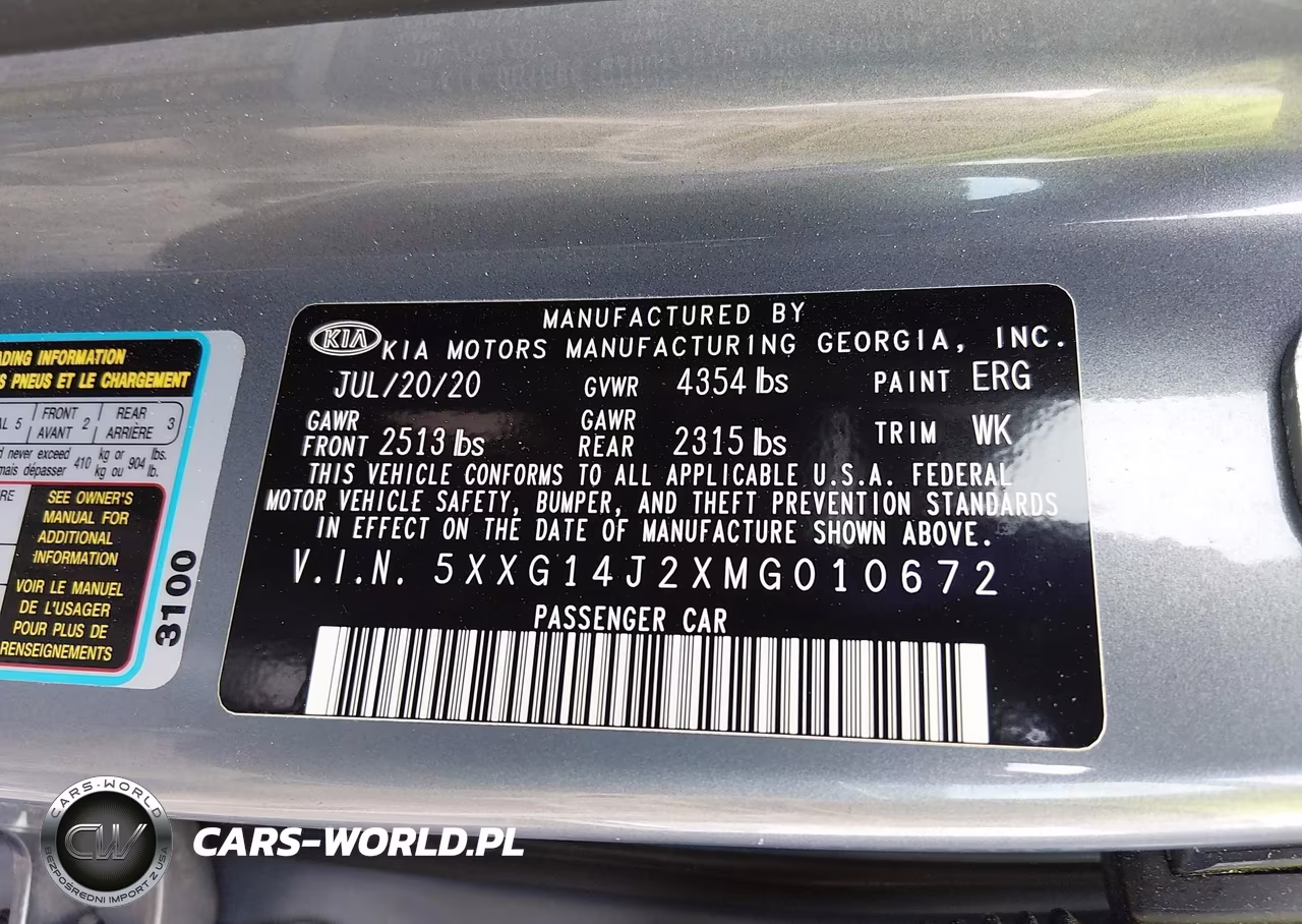 2021 Kia K5 Lxs VIN:5XXG14J2XMG010672 - 9