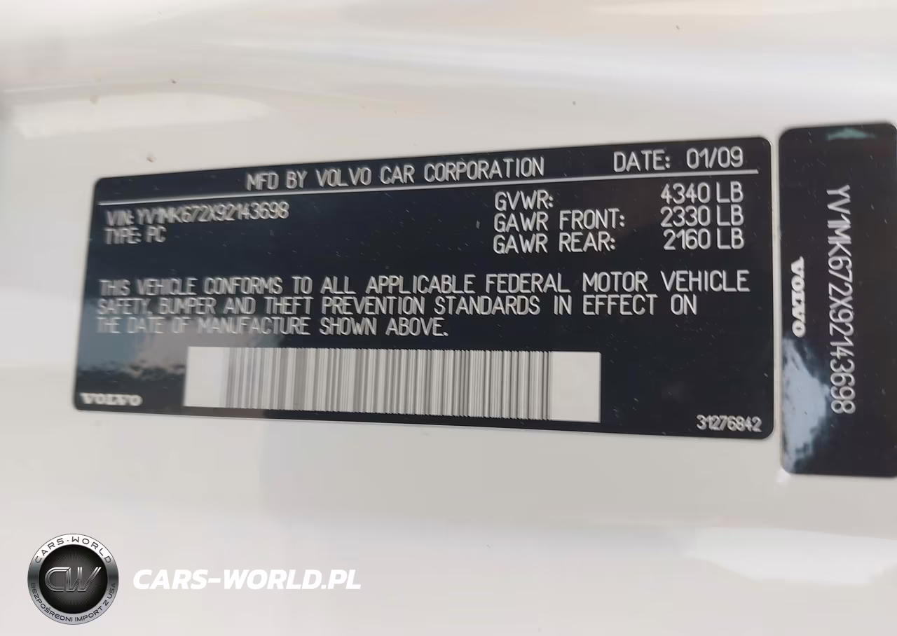 2009 Volvo C30 T5-T5 R-Design VIN:YV1MK672X92143698 - 9