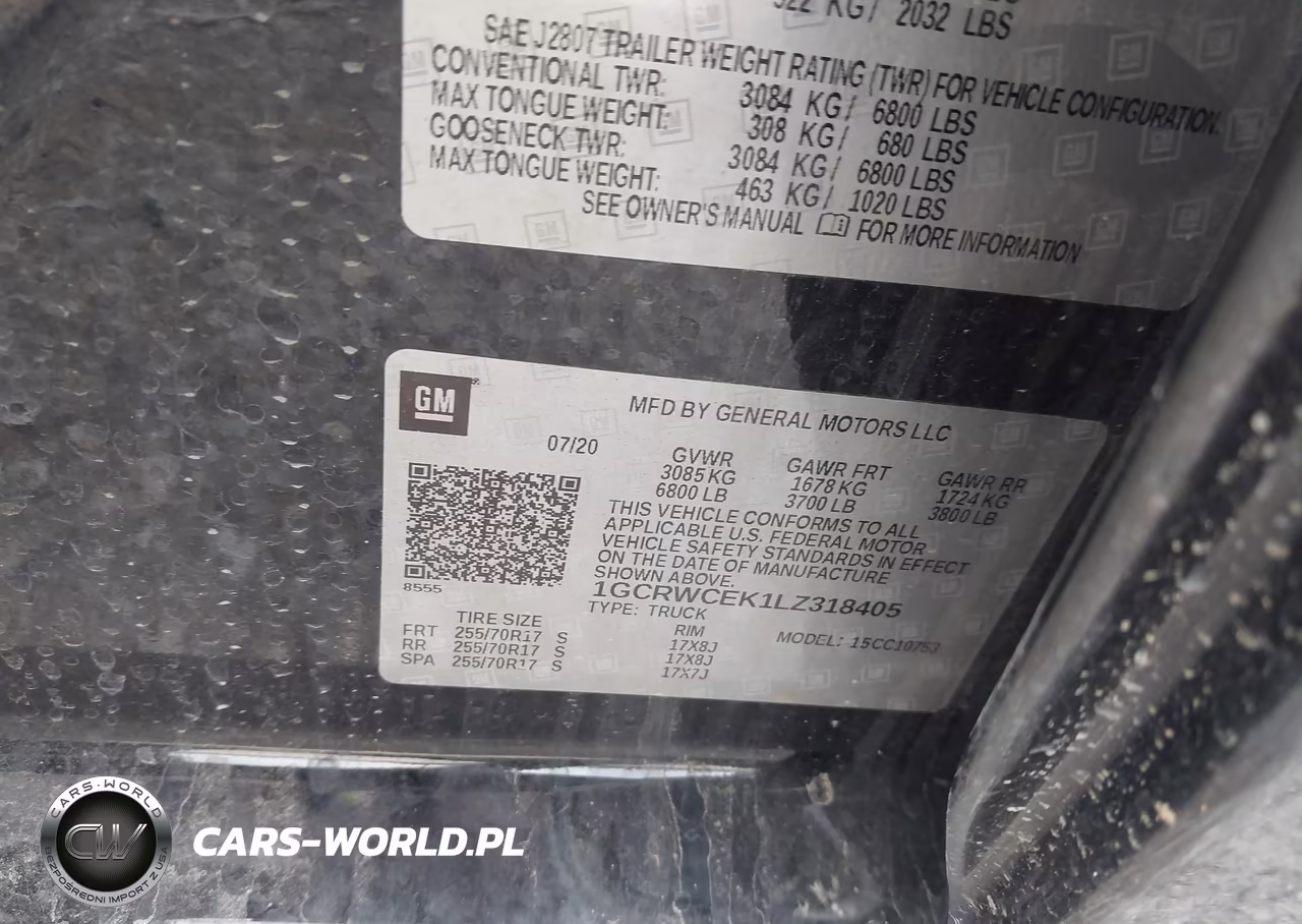 2020 Chevrolet Silverado 1500 2Wd Standard Bed Lt VIN:1GCRWCEK1LZ318405 - 8