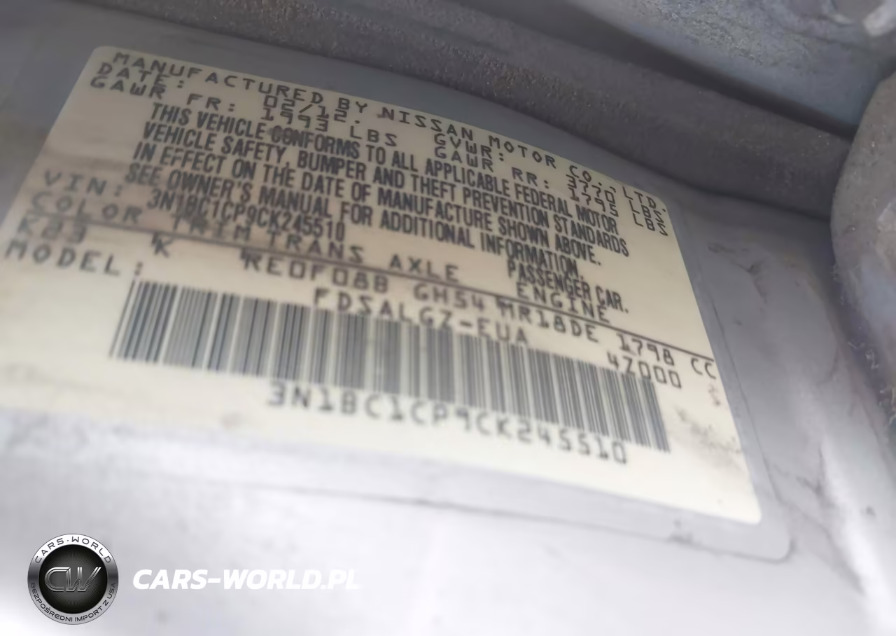 2012 Nissan Versa 1.8 Sl VIN:3N1BC1CP9CK245510 - 9