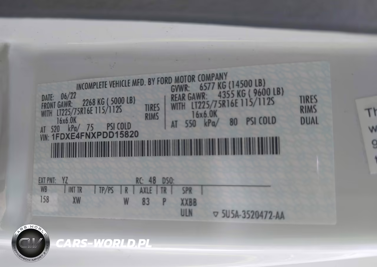 2023 Ford E-450 Cutaway VIN:1FDXE4FNXPDD15820 - 9