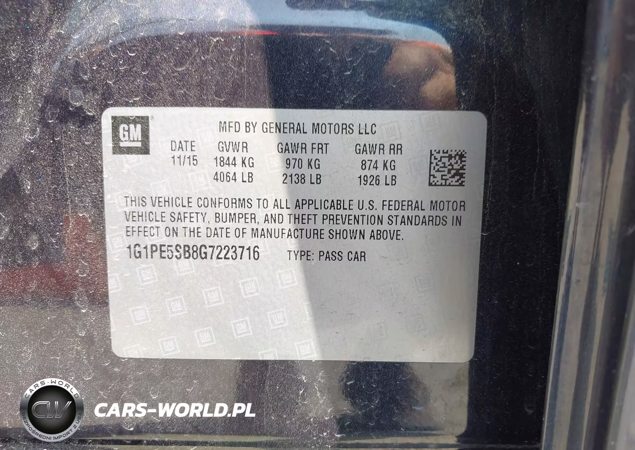 2016 Chevrolet Cruze Limited 1Lt Auto VIN:1G1PE5SB8G7223716 - 9