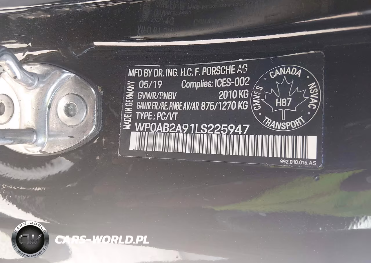 2020 Porsche 911 Carrera S VIN:WP0AB2A91LS225947 - 9