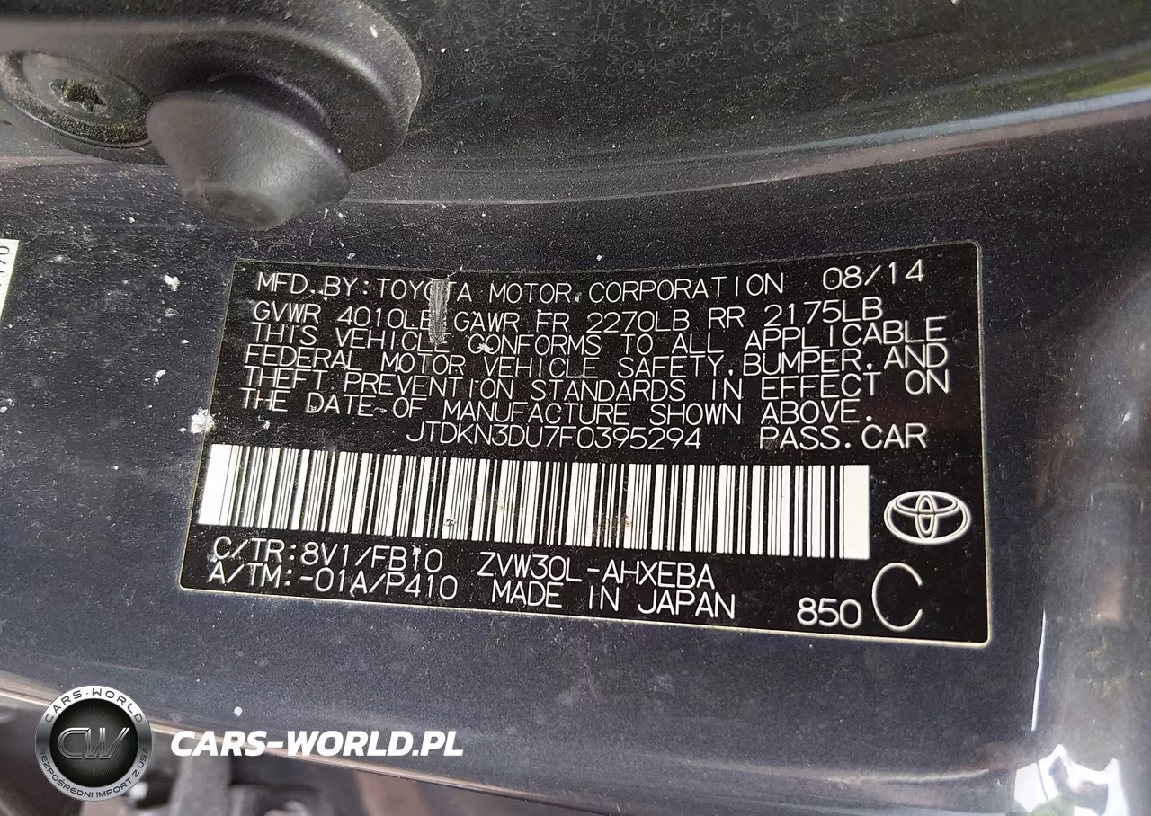 2015 Toyota Prius Three VIN:JTDKN3DU7F0395294 - 9