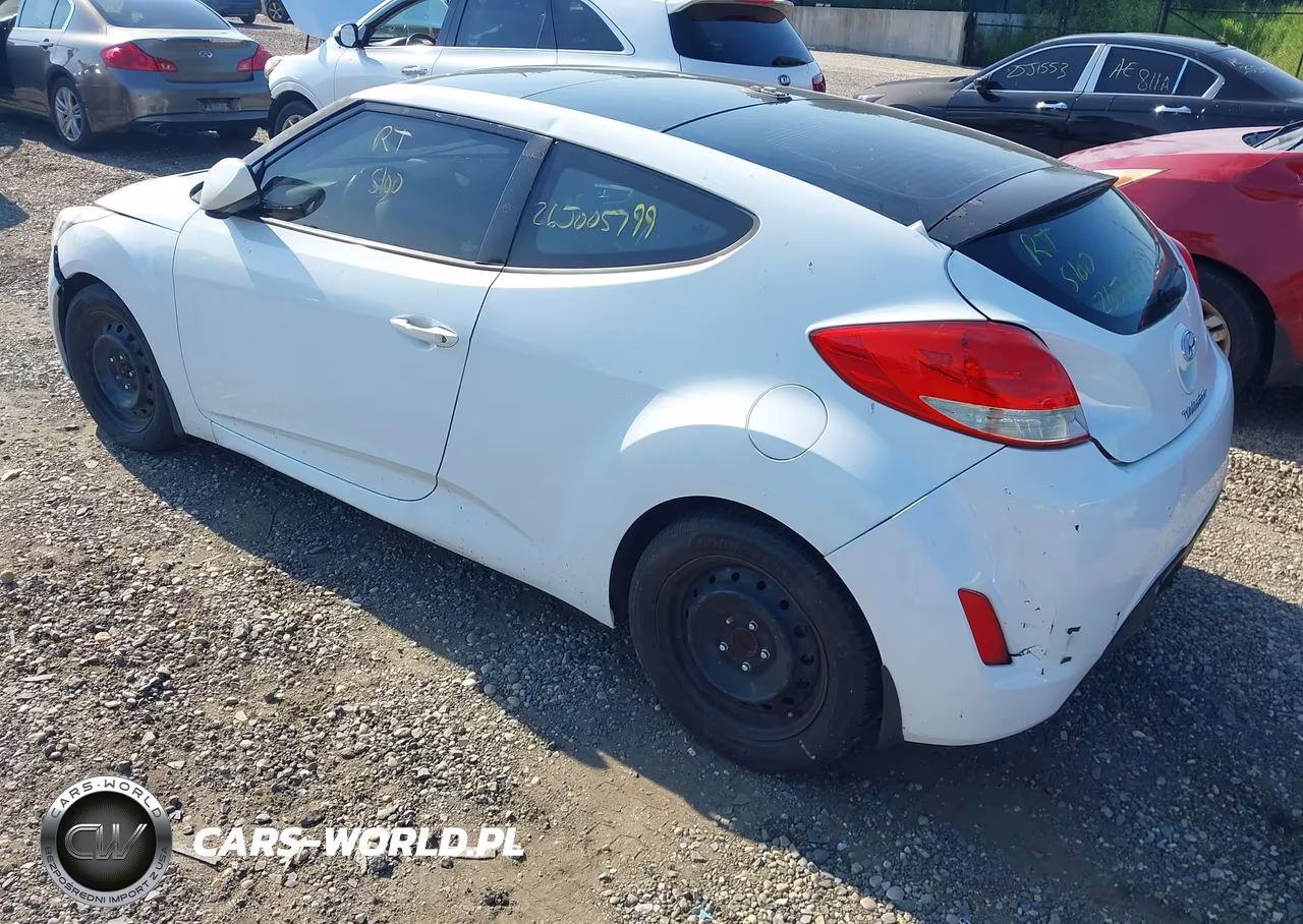 2014 Hyundai Veloster Base W-Gray VIN:KMHTC6AD8EU195298 - 3