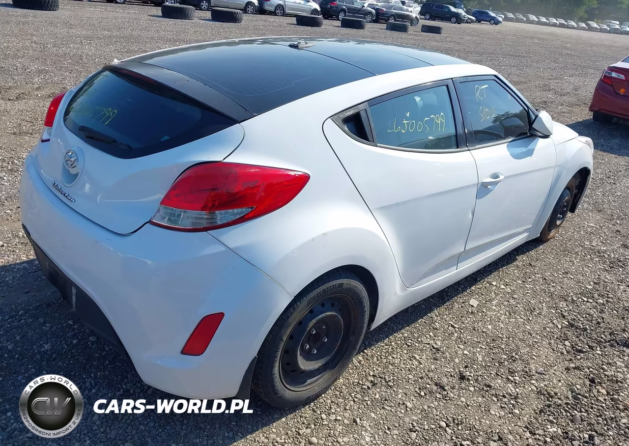 2014 Hyundai Veloster Base W-Gray VIN:KMHTC6AD8EU195298 - 4