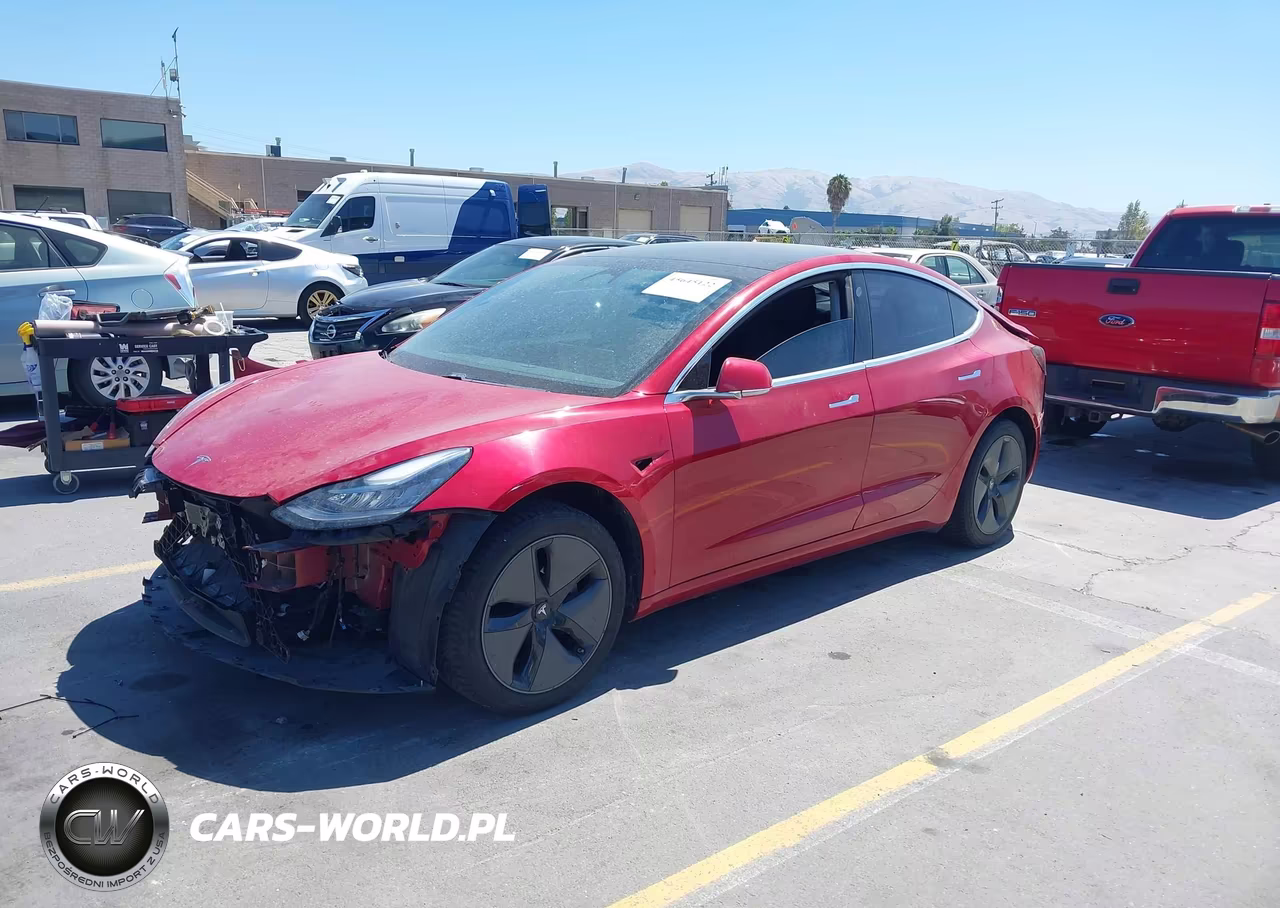 2018 Tesla Model 3 Long Range-Mid Range VIN:5YJ3E1EA0JF002968 - 2