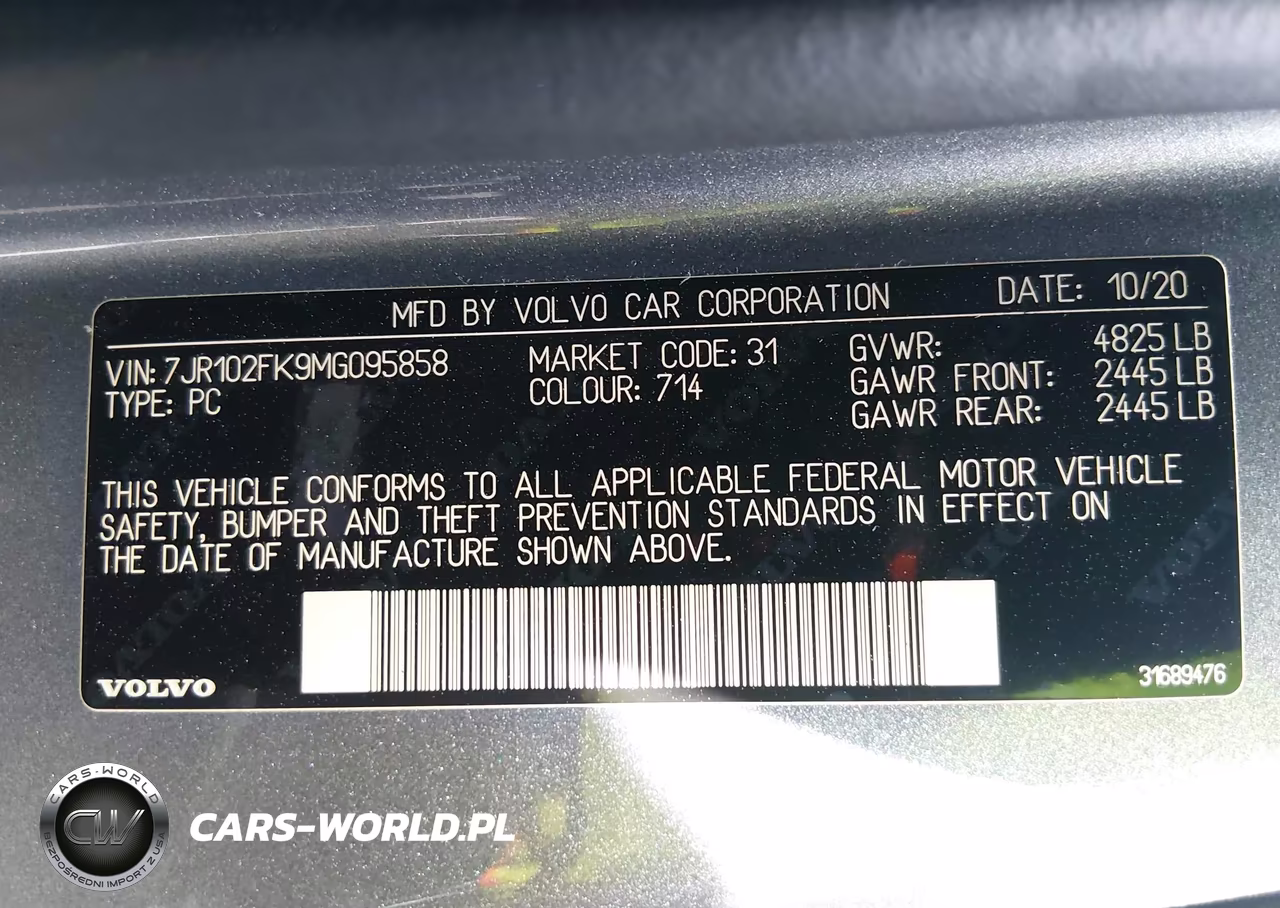 2021 Volvo S60 T5 Momentum VIN:7JR102FK9MG095858 - 9