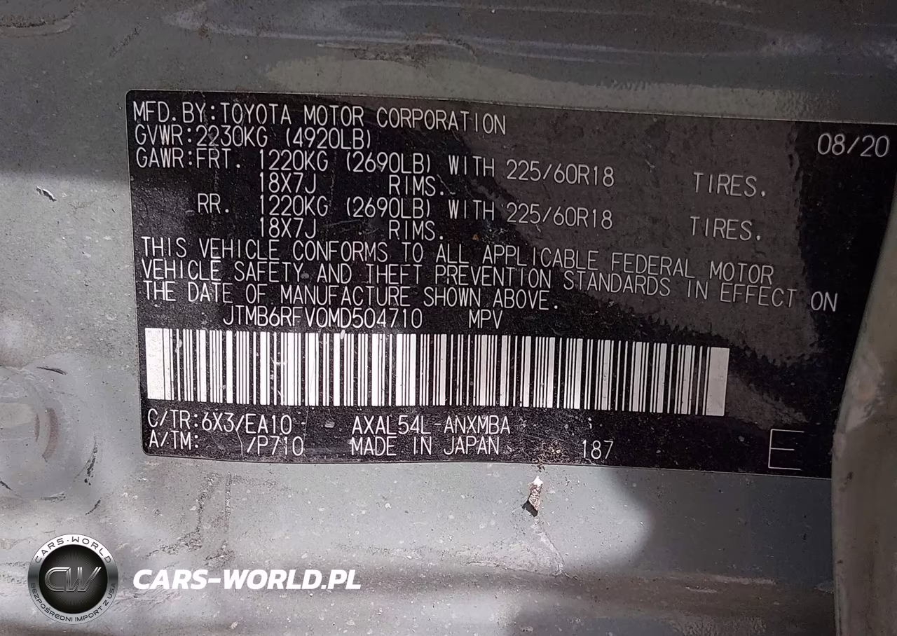 2021 Toyota Rav4 Hybrid Xle Premium VIN:JTMB6RFV0MD504710 - 9