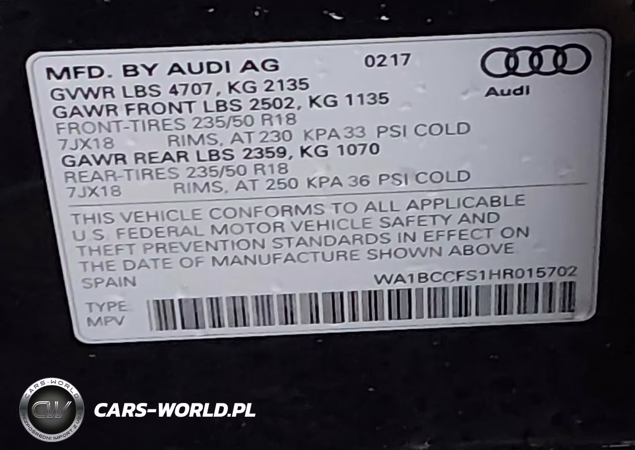 2017 Audi Q3 2.0T Premium VIN:WA1BCCFS1HR015702 - 9