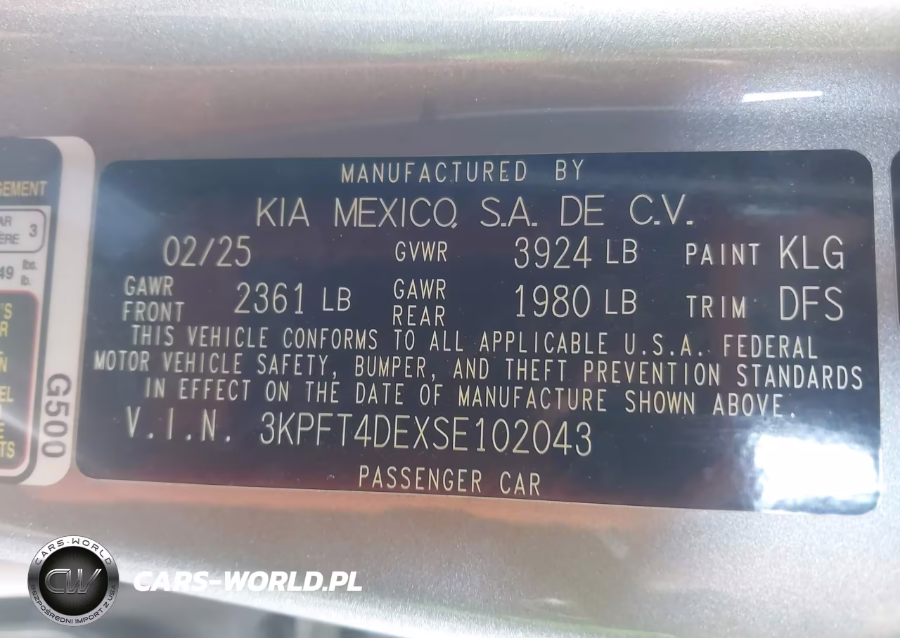 2025 Kia K4 Lxs VIN:3KPFT4DEXSE102043 - 9