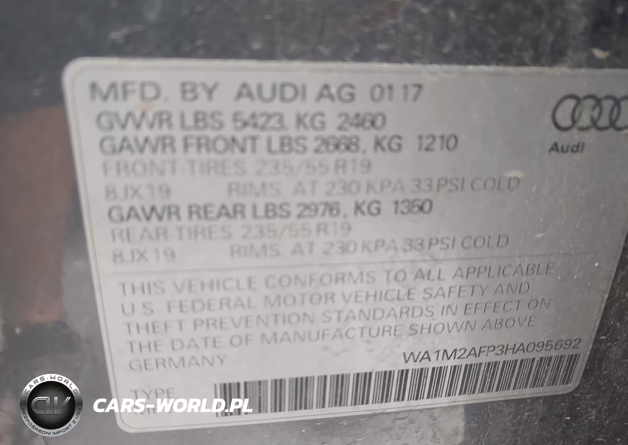 2017 Audi Q5 2.0T Premium VIN:WA1M2AFP3HA095692 - 9