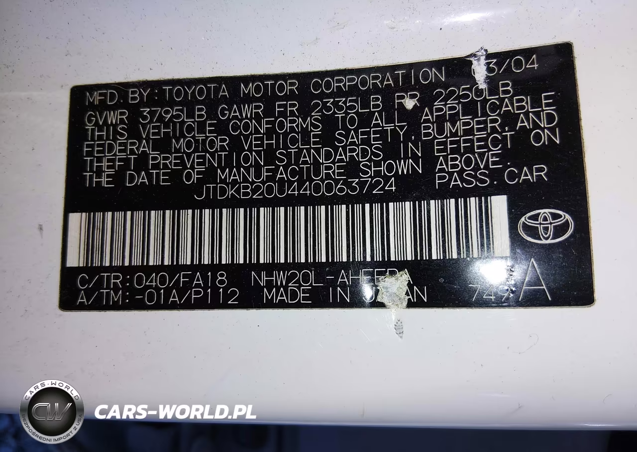 2004 Toyota Prius VIN:JTDKB20U440063724 - 9